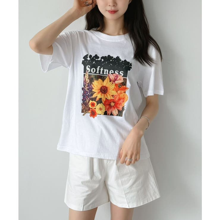 フラワーロゴTシャツ | Jewelobe | 詳細画像4 