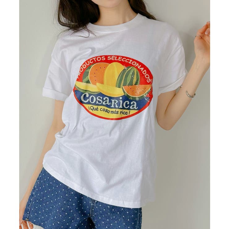 フルーツロゴプリントTシャツ | Jewelobe | 詳細画像5 