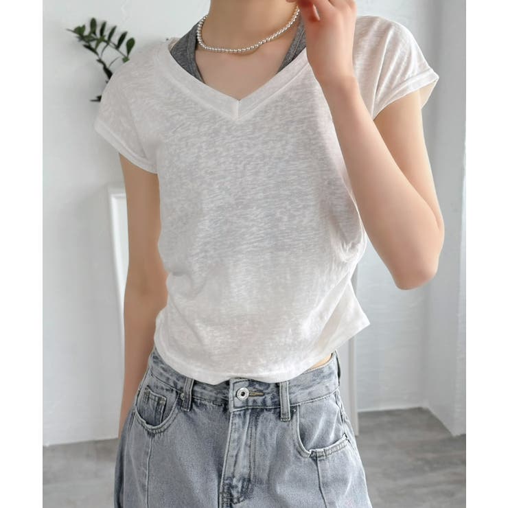 配色レイヤードTシャツ | Jewelobe | 詳細画像20 
