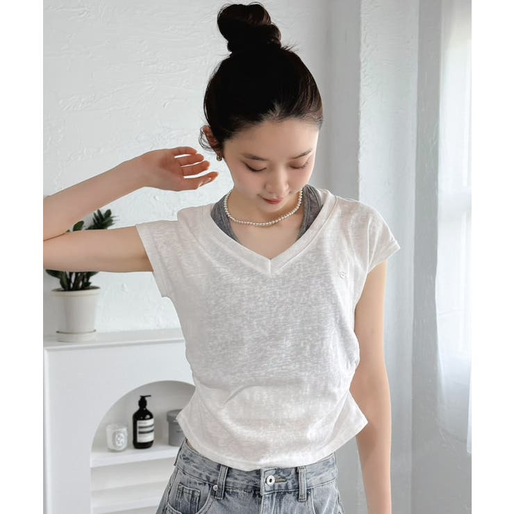 配色レイヤードTシャツ | Jewelobe | 詳細画像21 