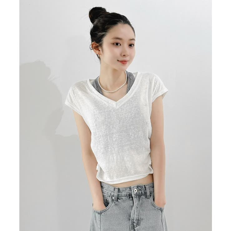 配色レイヤードTシャツ | Jewelobe | 詳細画像28 