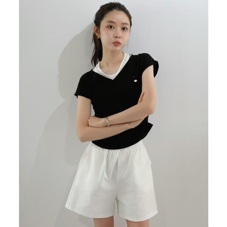 配色レイヤードTシャツ | Jewelobe | 詳細画像7 