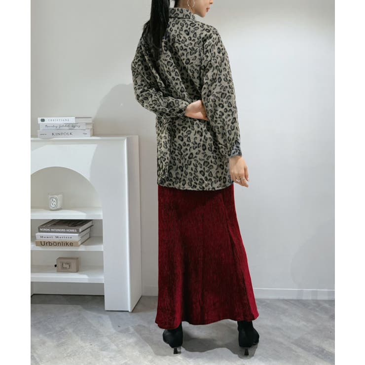 リンクルベロアマキシセミマーメイドスカート | Jewelobe | 詳細画像21 