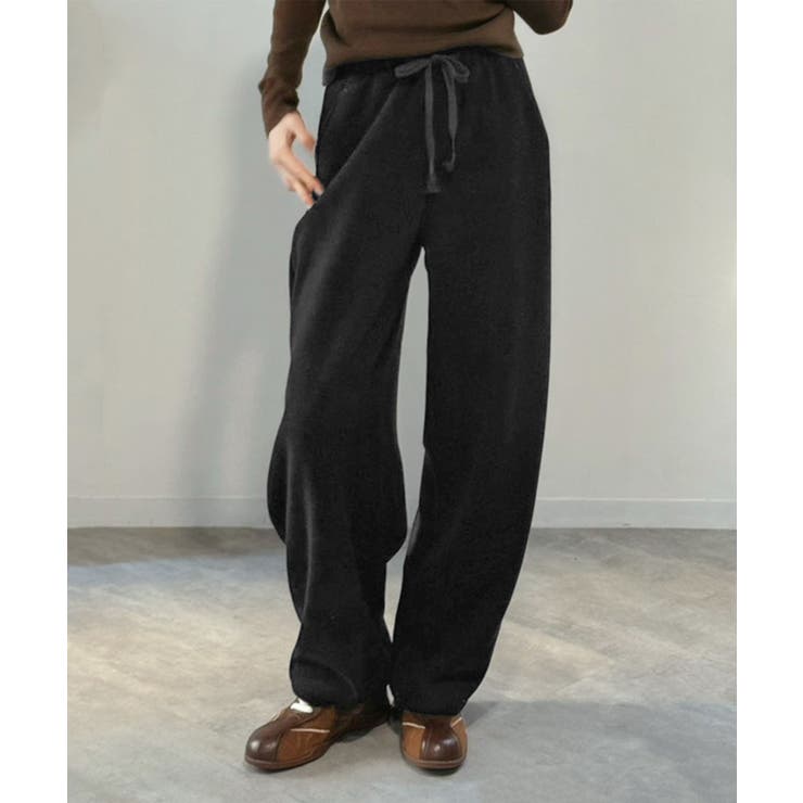 ブラック | ウラキモウカーブスウェットパンツ | Jewelobe