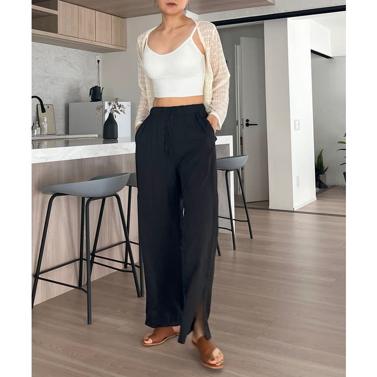 ダブルリボン透かし編みショートカーディガン | Jewelobe | 詳細画像4 