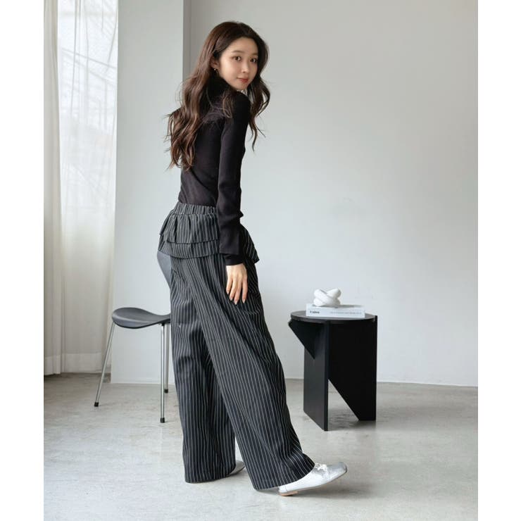 ダブルカフスヘンリーVネックニットトップス | Jewelobe | 詳細画像41 