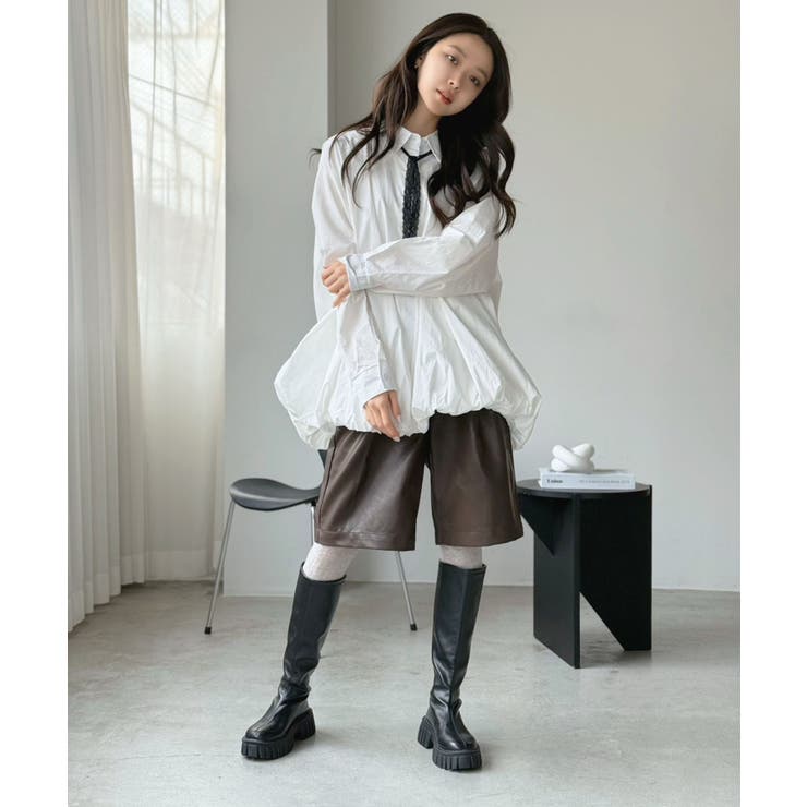 ショルダータックボリュームバルーンシャツ | Jewelobe | 詳細画像16 