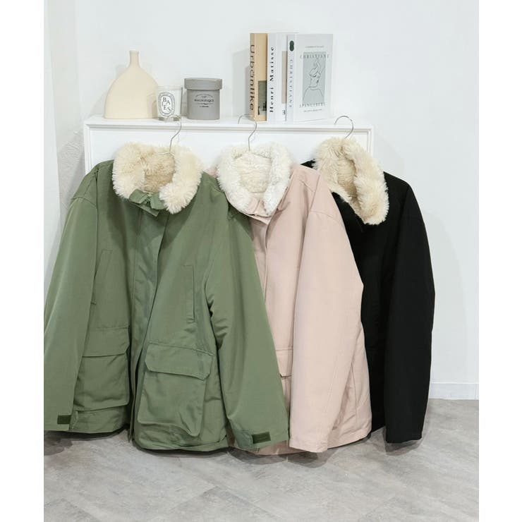 インナーファースタンドカラーミリタリージャケット | Jewelobe | 詳細画像35 