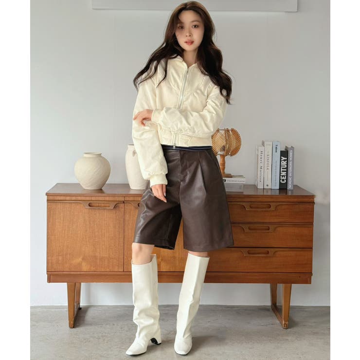 ハイネックショートライトブルゾン | Jewelobe | 詳細画像4 