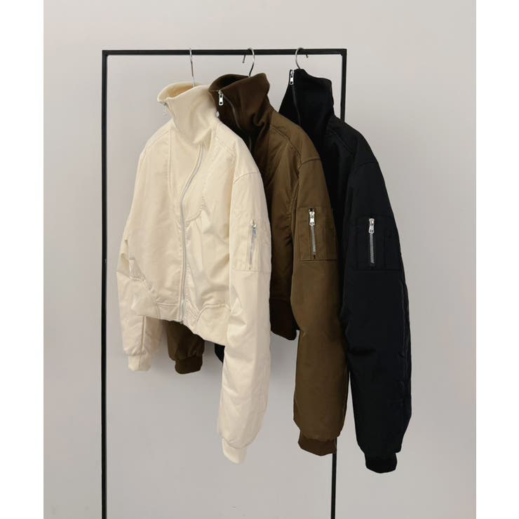 ハイネックショートライトブルゾン | Jewelobe | 詳細画像52 