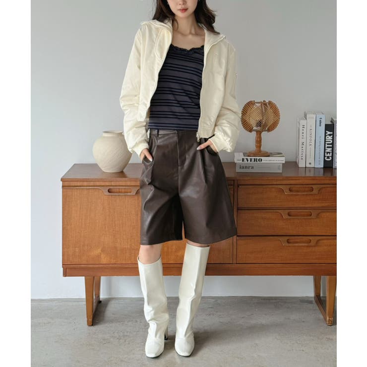 ハイネックショートライトブルゾン | Jewelobe | 詳細画像6 