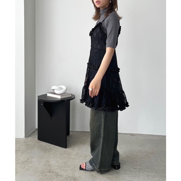 フリル×レースビスチェディテールキャミチュニック | Jewelobe | 詳細画像30 