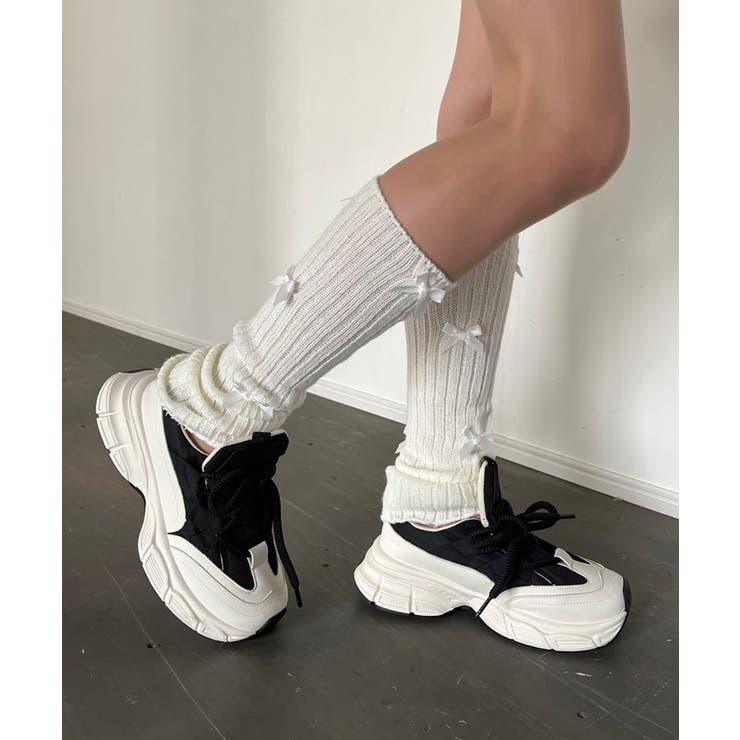 リボンタイトレッグウォーマー | Jewelobe | 詳細画像2 