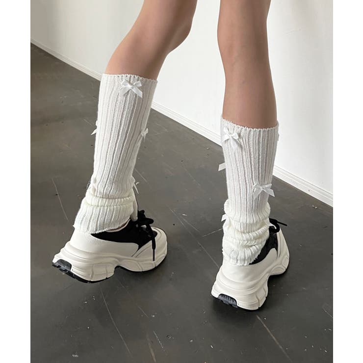 リボンタイトレッグウォーマー | Jewelobe | 詳細画像4 