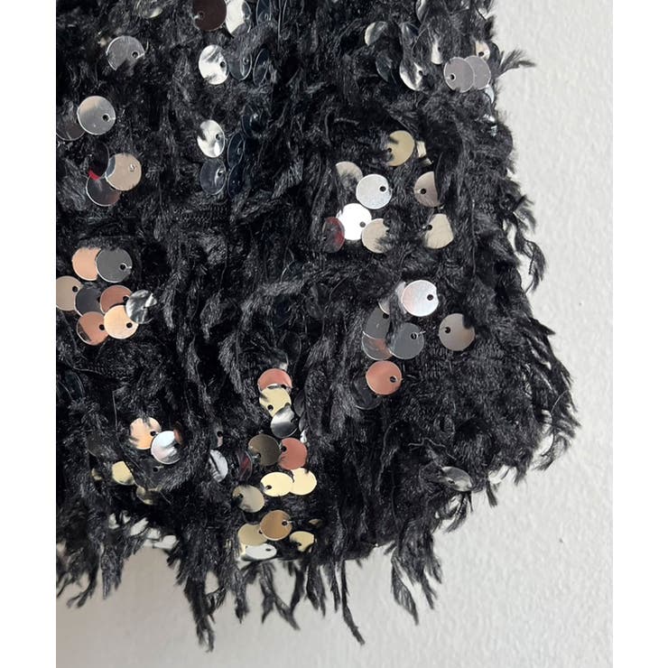 フェザー×スパンコールショルダーミニバッグ | Jewelobe | 詳細画像19 