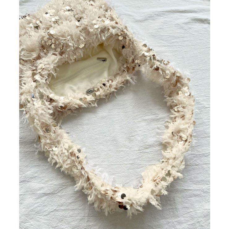 フェザー×スパンコールショルダーミニバッグ | Jewelobe | 詳細画像6 