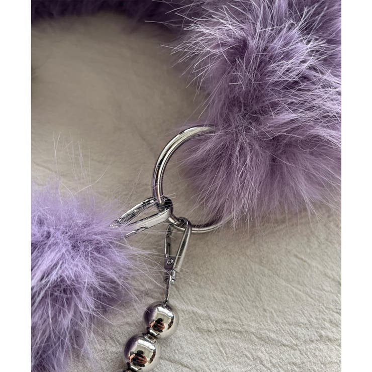 ダブルストラップラウンドフェイクファーバッグ | Jewelobe | 詳細画像15 