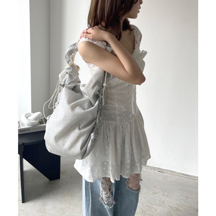 シルエットアレンジラメショルダーバッグ | Jewelobe | 詳細画像2 