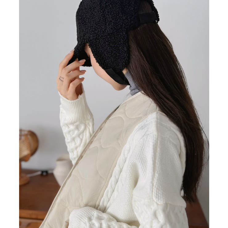 イヤーマフ付きボアキャップ | Jewelobe | 詳細画像25 