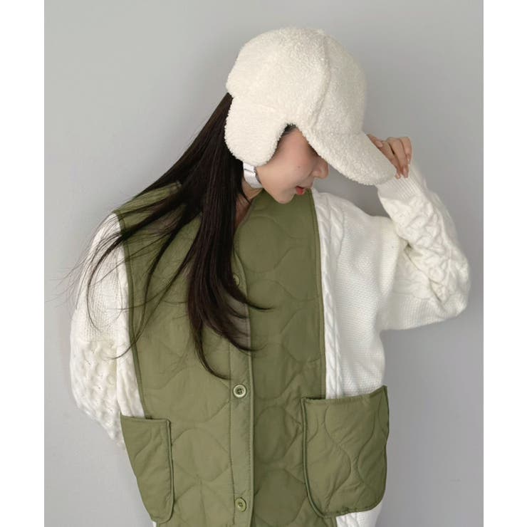 イヤーマフ付きボアキャップ | Jewelobe | 詳細画像6 