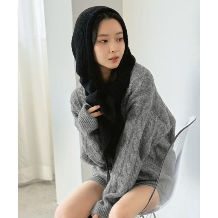 ニットバラクラバマフラー | Jewelobe | 詳細画像24 