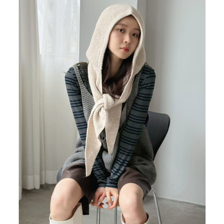 ニットバラクラバマフラー | Jewelobe | 詳細画像31 