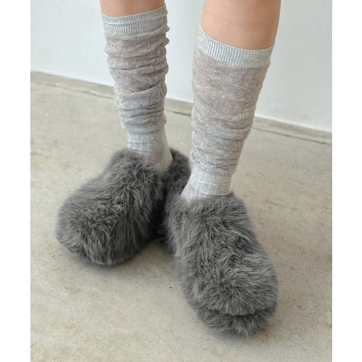 フェイクファーサボサンダル | Jewelobe | 詳細画像3 