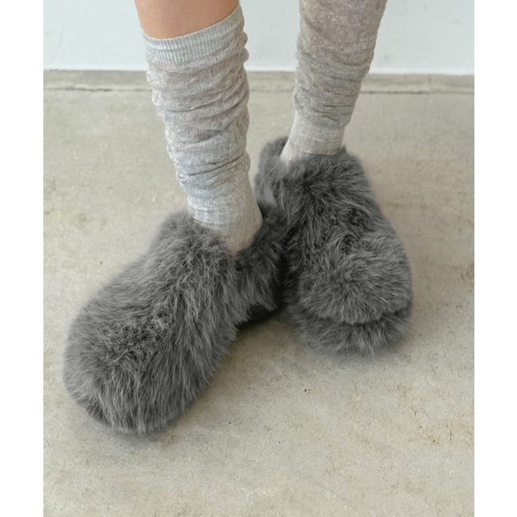 フェイクファーサボサンダル | Jewelobe | 詳細画像4 