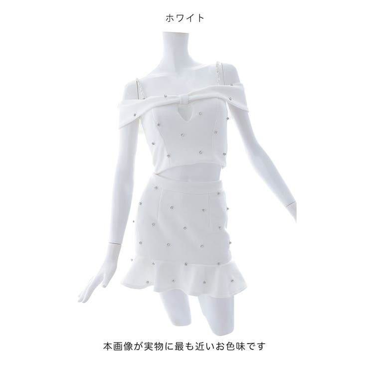 その他サービス | 福利厚生 リボンオフショルダーセットアップドレス ビジュー[品番 2ピース スーツ・フォーマル・ドレス