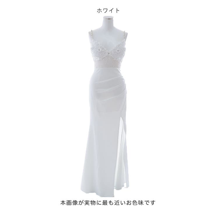 JEWELSビーズ刺繍ロングドレス[5155YNdzc-240713-1] ビーズ刺繍ロング