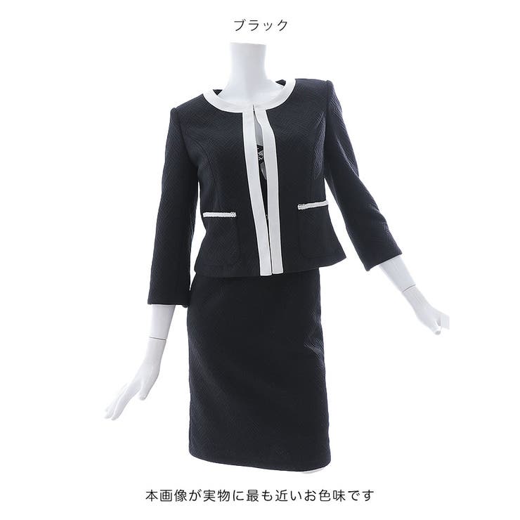 モノトーンジャケット セットアップ ミニドレス[品番