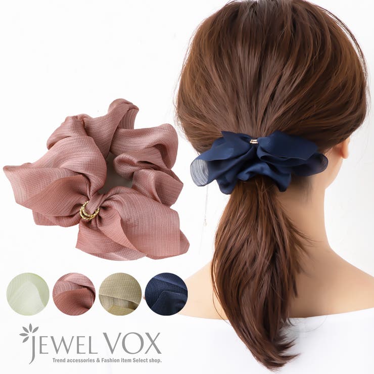 シュシュ ヘアアクセ ヘアゴム | Jewel vox | 詳細画像1 