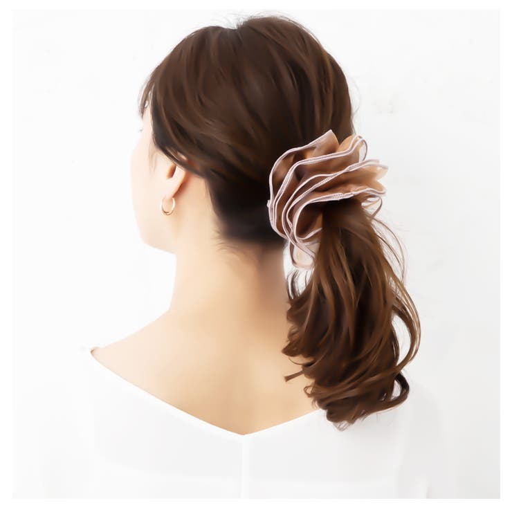 シュシュ ヘアゴム ヘアポニー | Jewel vox | 詳細画像5 