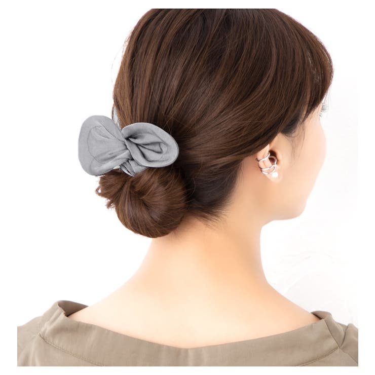 ワイヤーポニー ヘアアクセサリー リボン[品番：VX000006825