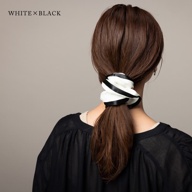 シュシュ ヘアゴム パイピング[品番：VX000001797]｜Jewel vox