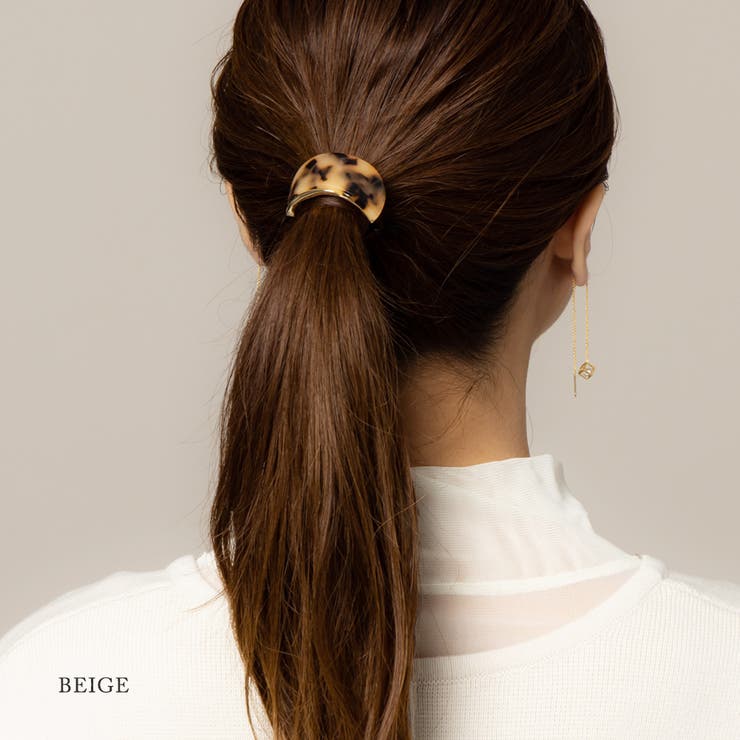 10個入り】ポニーフック ヘアアクセサリー カン付 ゴールド