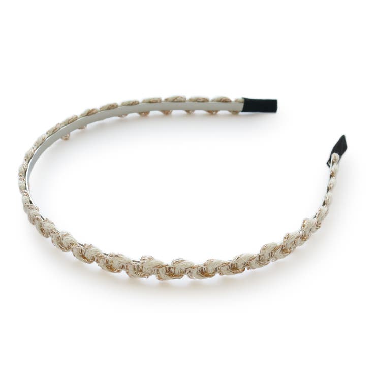 アイボリー | カチューシャ ヘアバンド 細め | Jewel vox