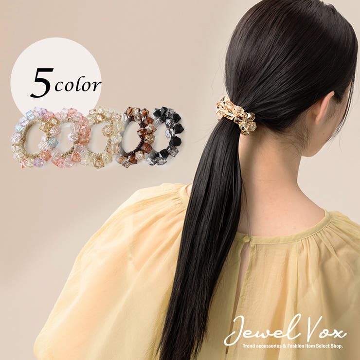 ヘアゴム ヘアアクセ ヘアポニー | Jewel vox | 詳細画像1 