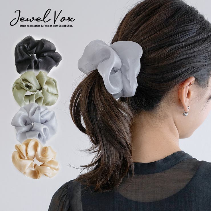 シュシュ ヘアゴム ヘアアクセ[品番：VX000007558]｜Jewel vox