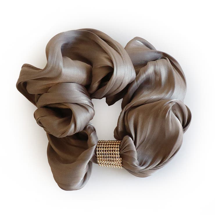 ブラウン | シュシュ ヘアゴム ヘアアクセ | Jewel vox