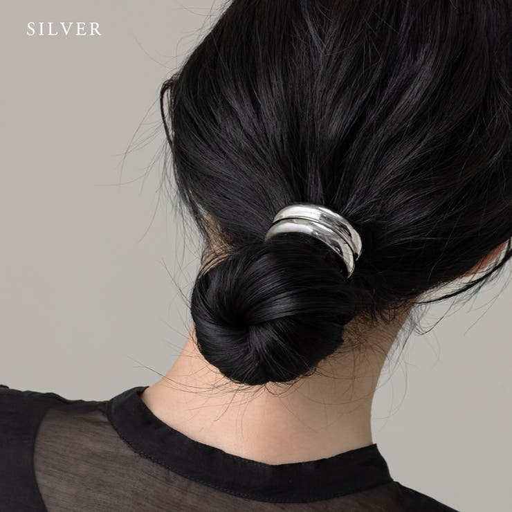 シルバー】ヘアゴム ヘアアクセ ヘアポニー[品番：VX000007607]｜Jewel  vox（ジュエルボックス）のレディースファッション通販｜SHOPLIST（ショップリスト）