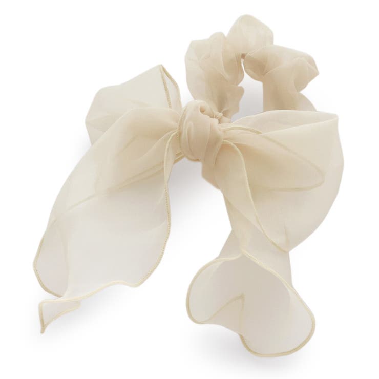 アイボリー | シュシュ ヘアゴム ヘアアクセ | Jewel vox