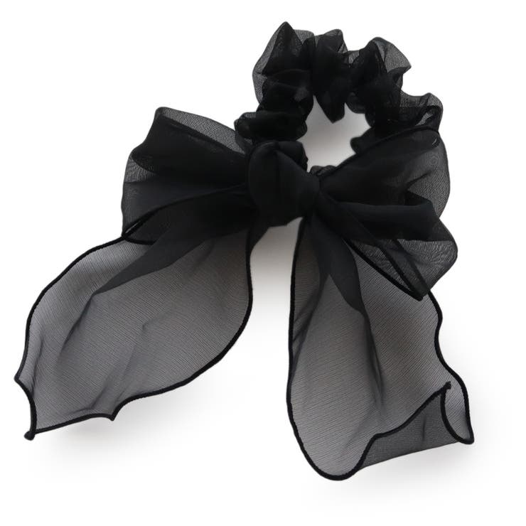 ブラック | シュシュ ヘアゴム ヘアアクセ | Jewel vox