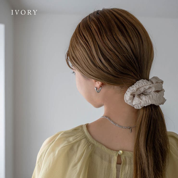シュシュ ヘアゴム ヘアアクセサリー[品番：VX000007789]｜Jewel vox