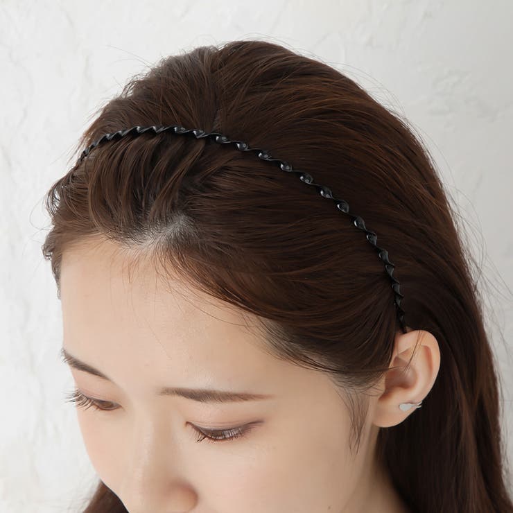 全国送料無料の通販 カチューシャ レディースヘアアクセサリー スタイリッシュ[品番 ヘアアクセサリー