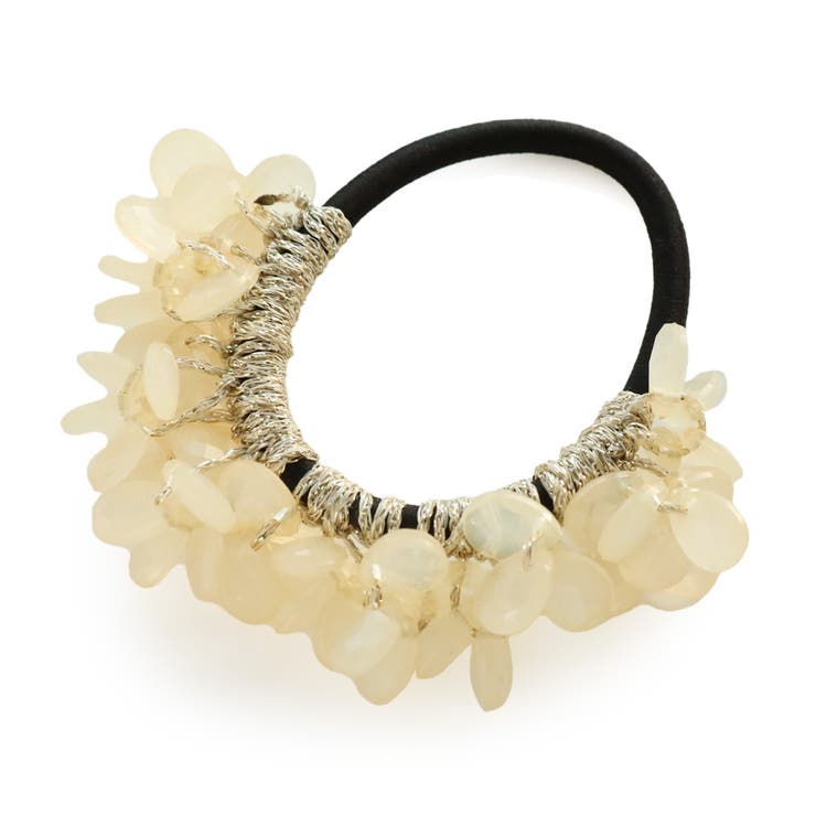 クリーム | ヘアゴム ヘアアクセサリー 大人っぽい | Jewel vox