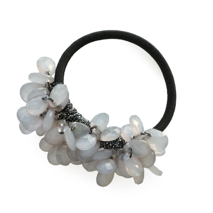 グレー | ヘアゴム ヘアアクセサリー 大人っぽい | Jewel vox