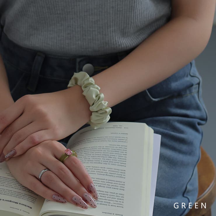 シュシュ ヘアゴム ヘアアクセ | Jewel vox | 詳細画像5 