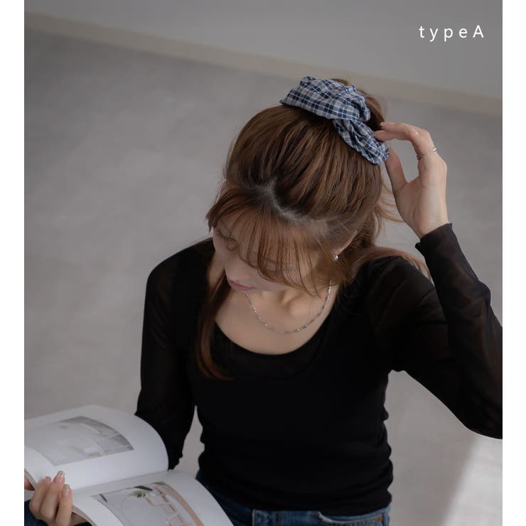 シュシュ ヘアゴム ヘアアクセサリー | Jewel vox | 詳細画像5 