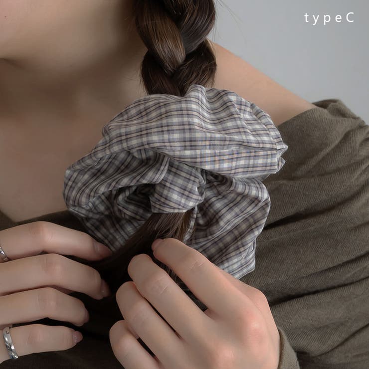 シュシュ ヘアゴム ヘアアクセサリー | Jewel vox | 詳細画像8 